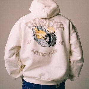 CherryLA BLACK racing tires hoodie